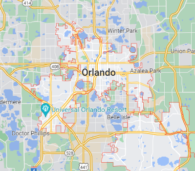 Map Orlando